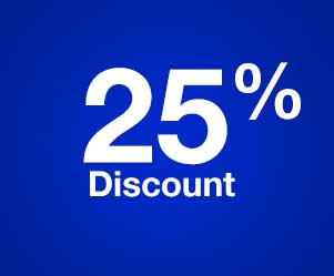 25% Discount image