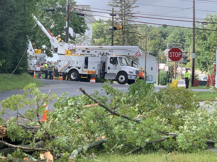 National Grid Responding to Power Outages Brought on by Severe