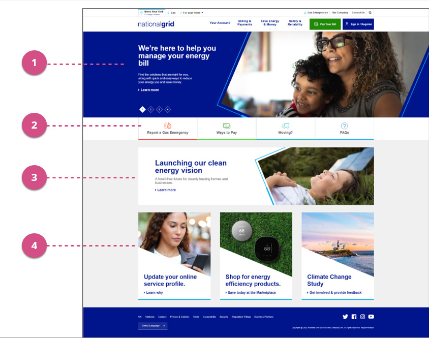 Image demo of homepage