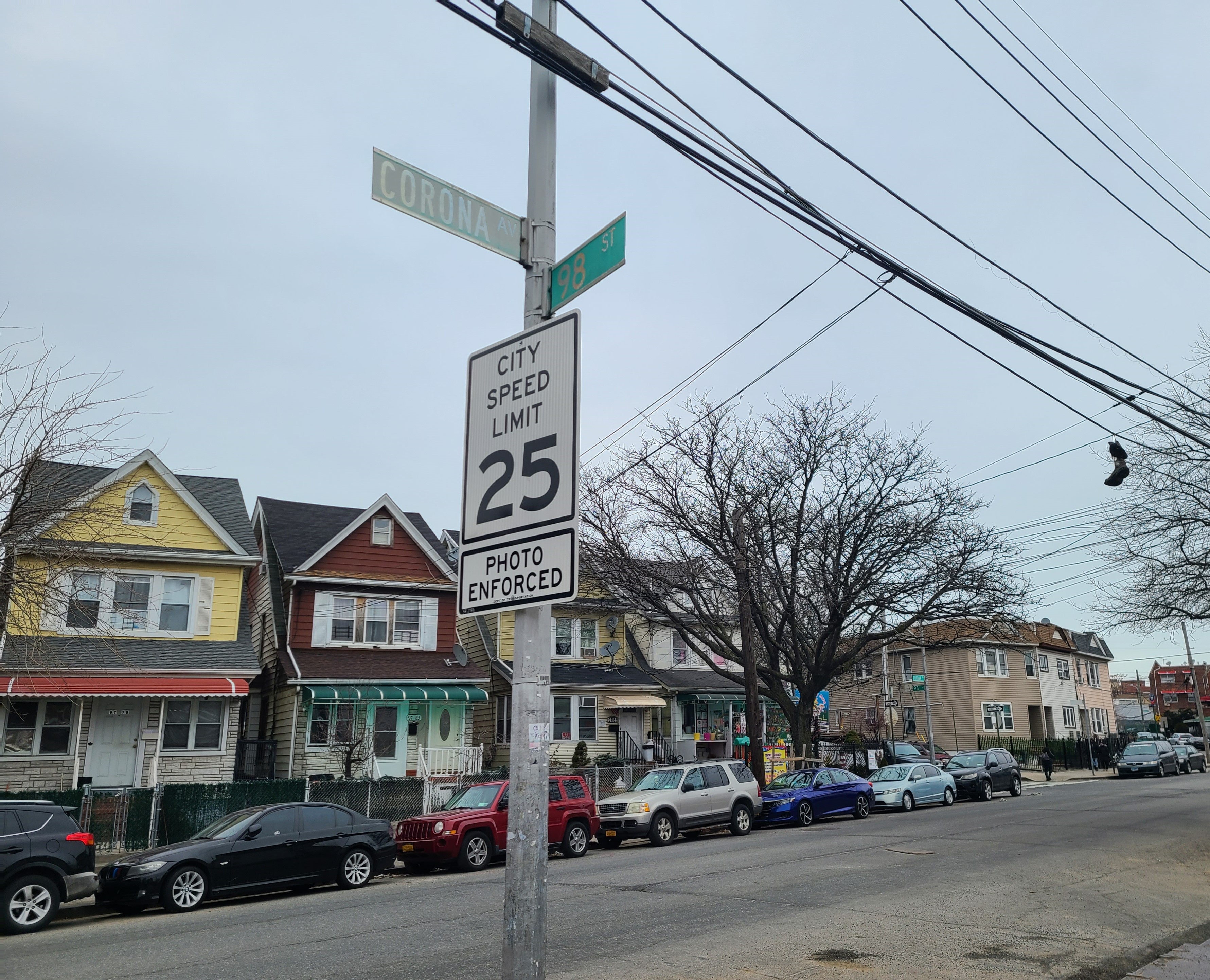 Corona Street sign