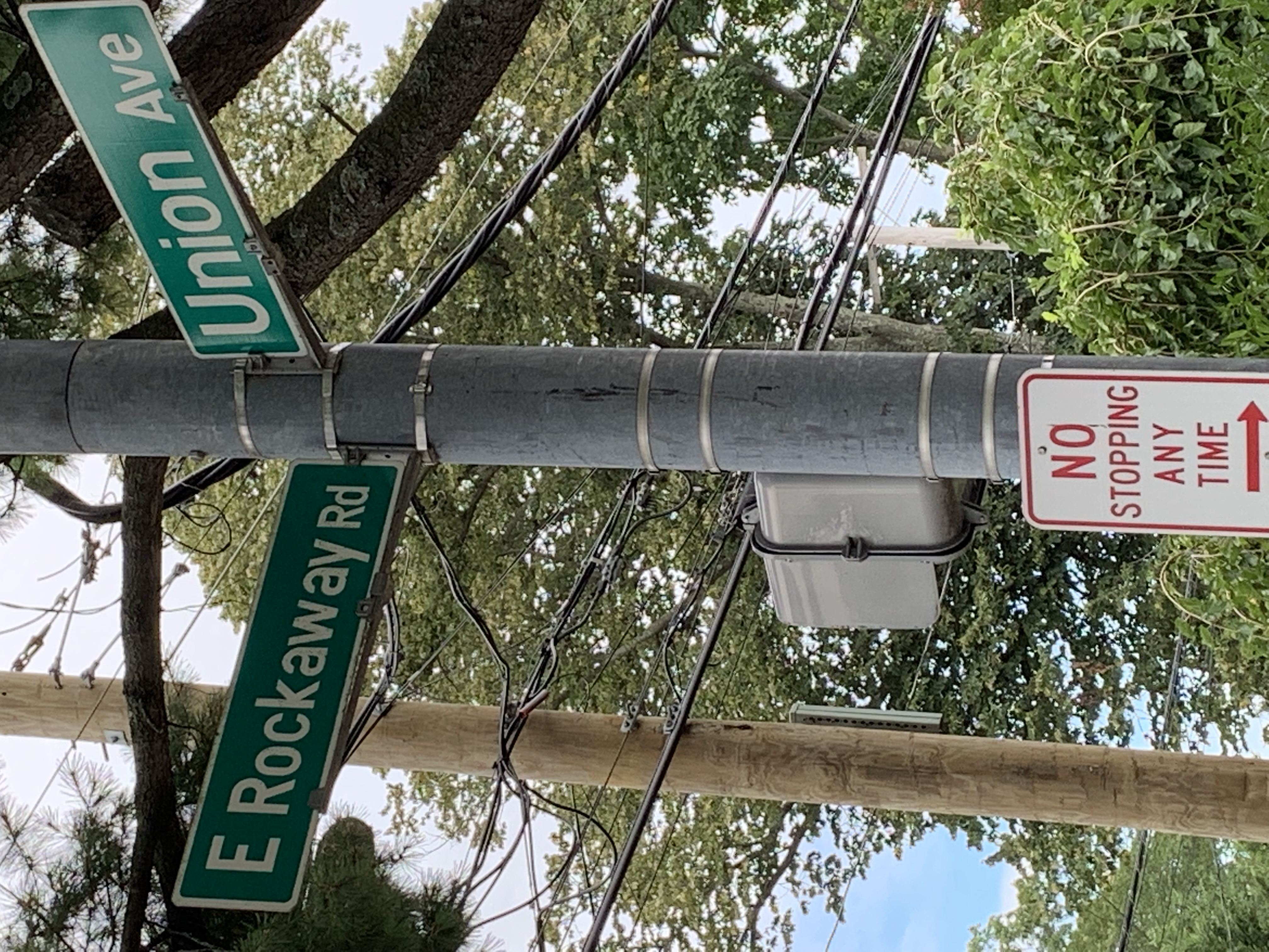 Hewlett East Rockaway Road Street Sign