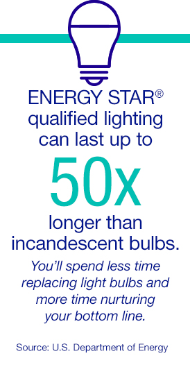 Energy Star qualified lighting