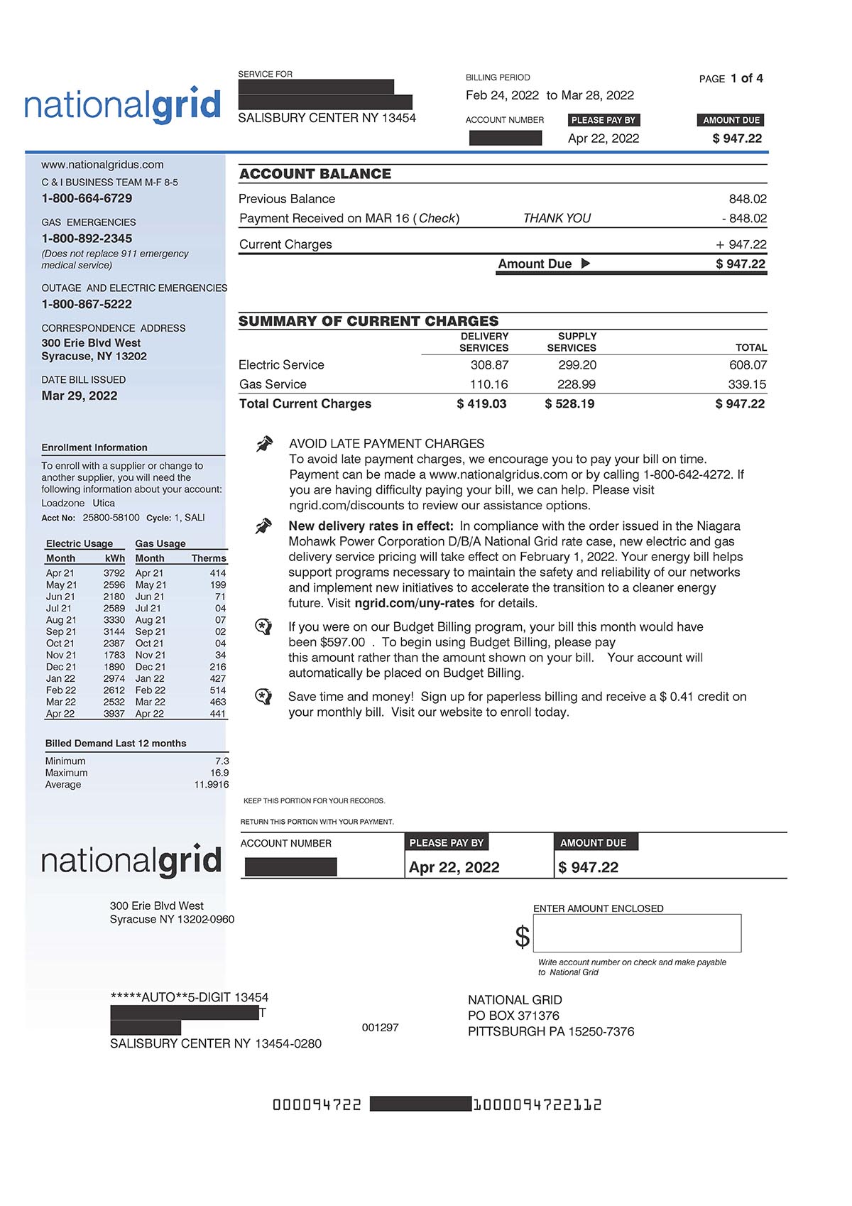 National Grid Electric Ma Phone Number