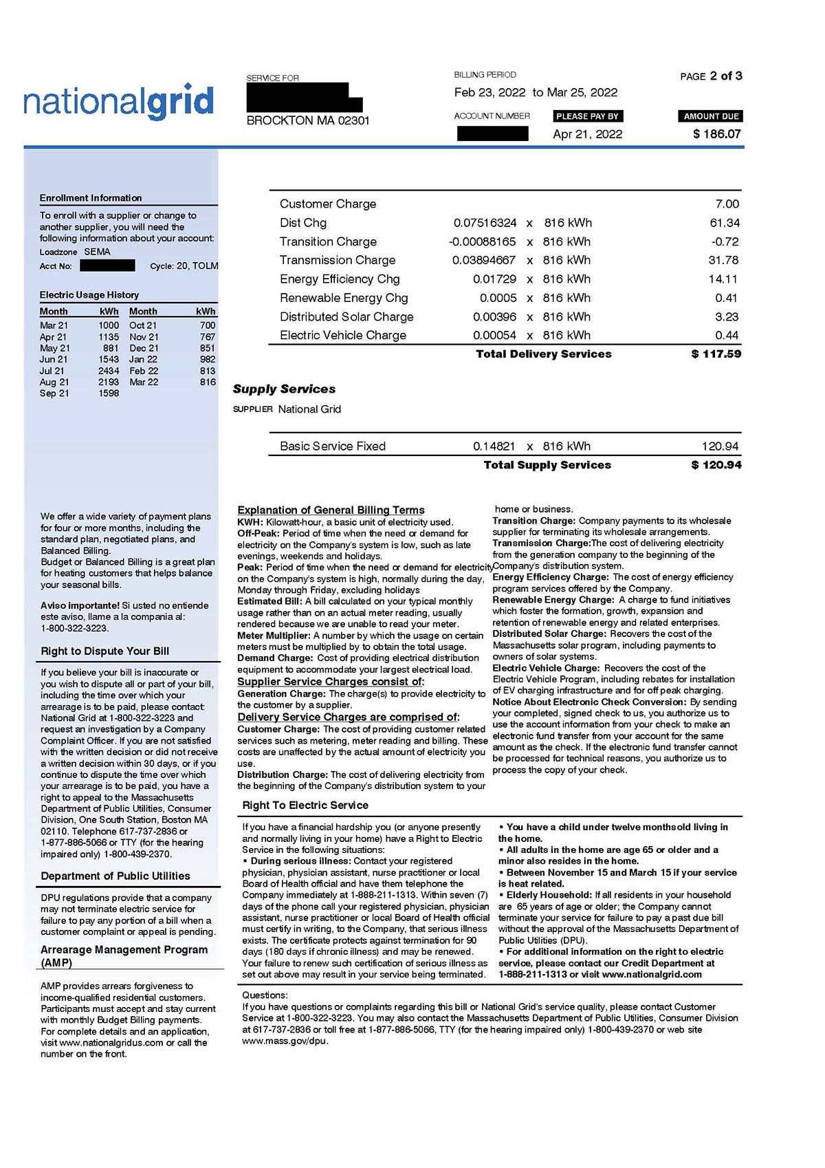 Payment Agreement Bill - Page 2