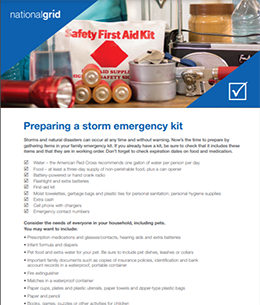 Storm Checklist