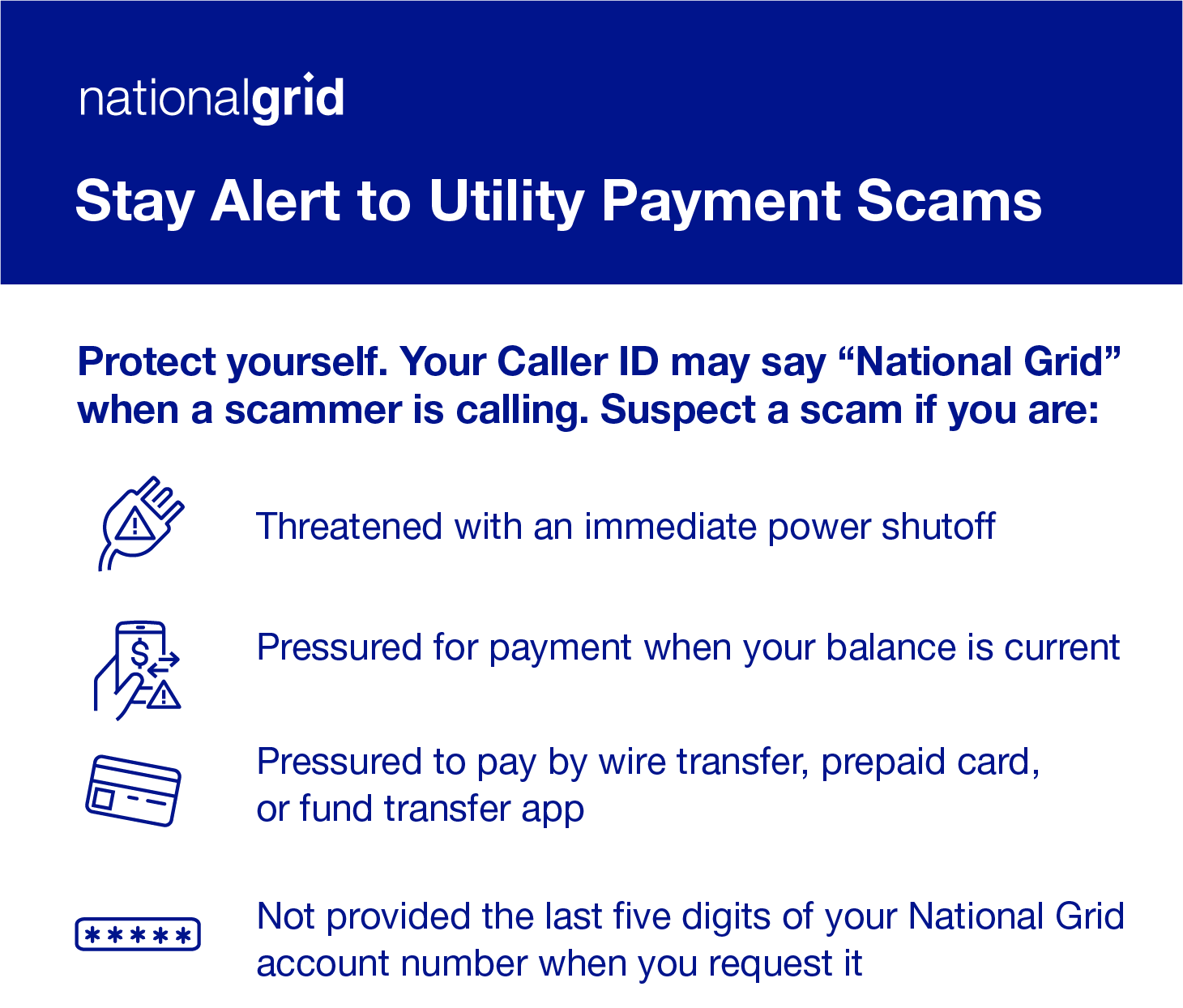 Stay Alert to Utility Payment Scams