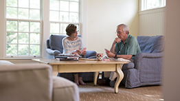 Couple At Home During The Day