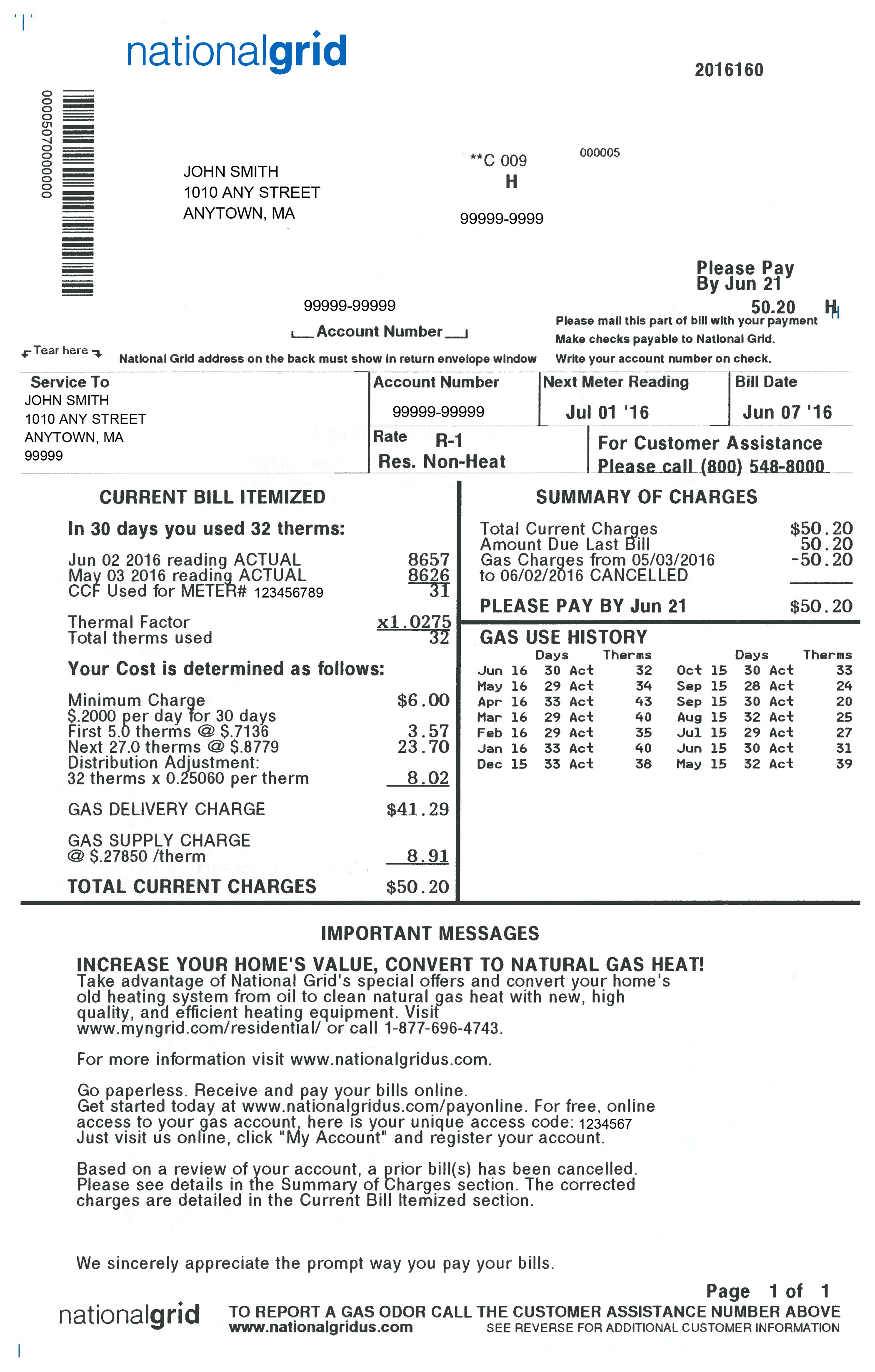 National Grid Credit Rating