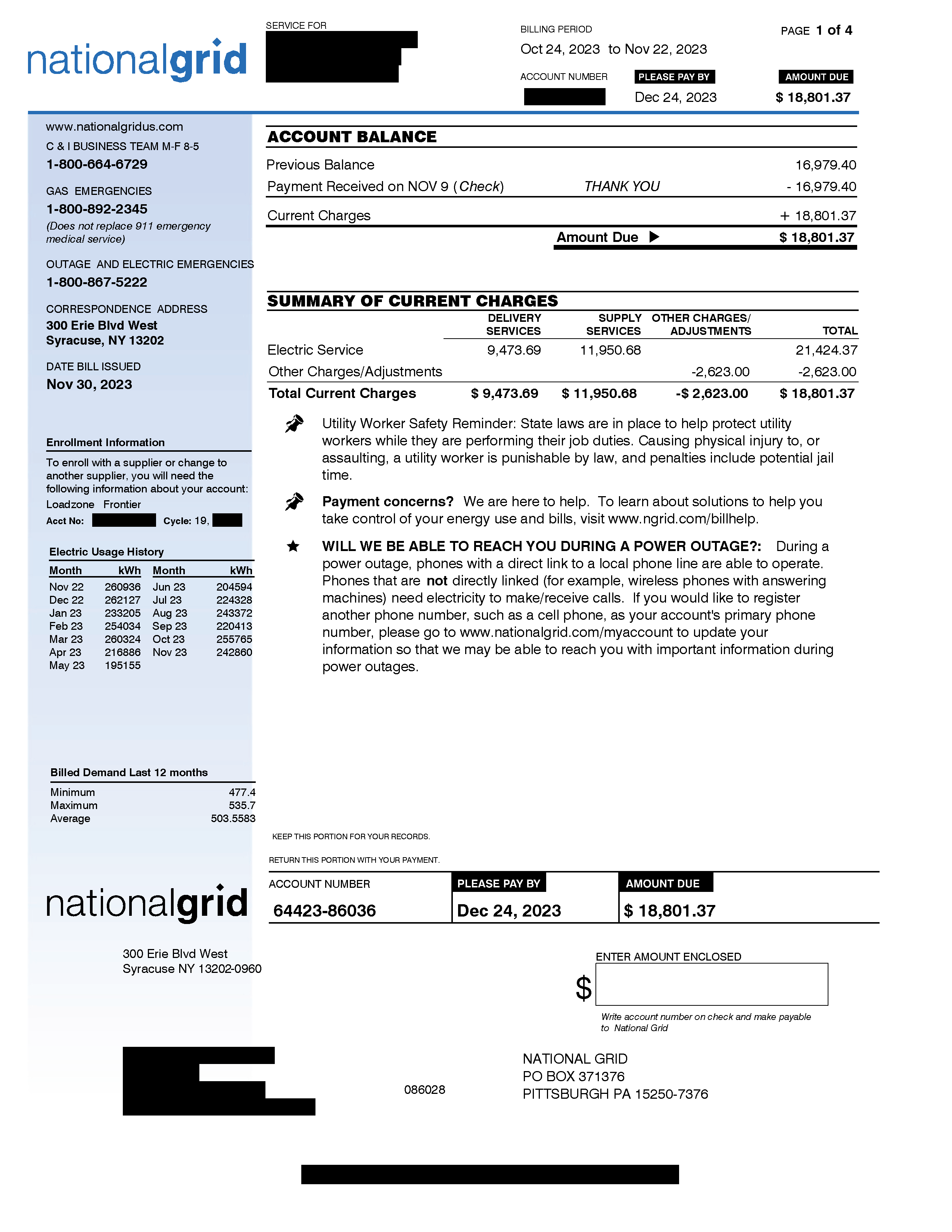 Remote Crediting Bill - Page 1